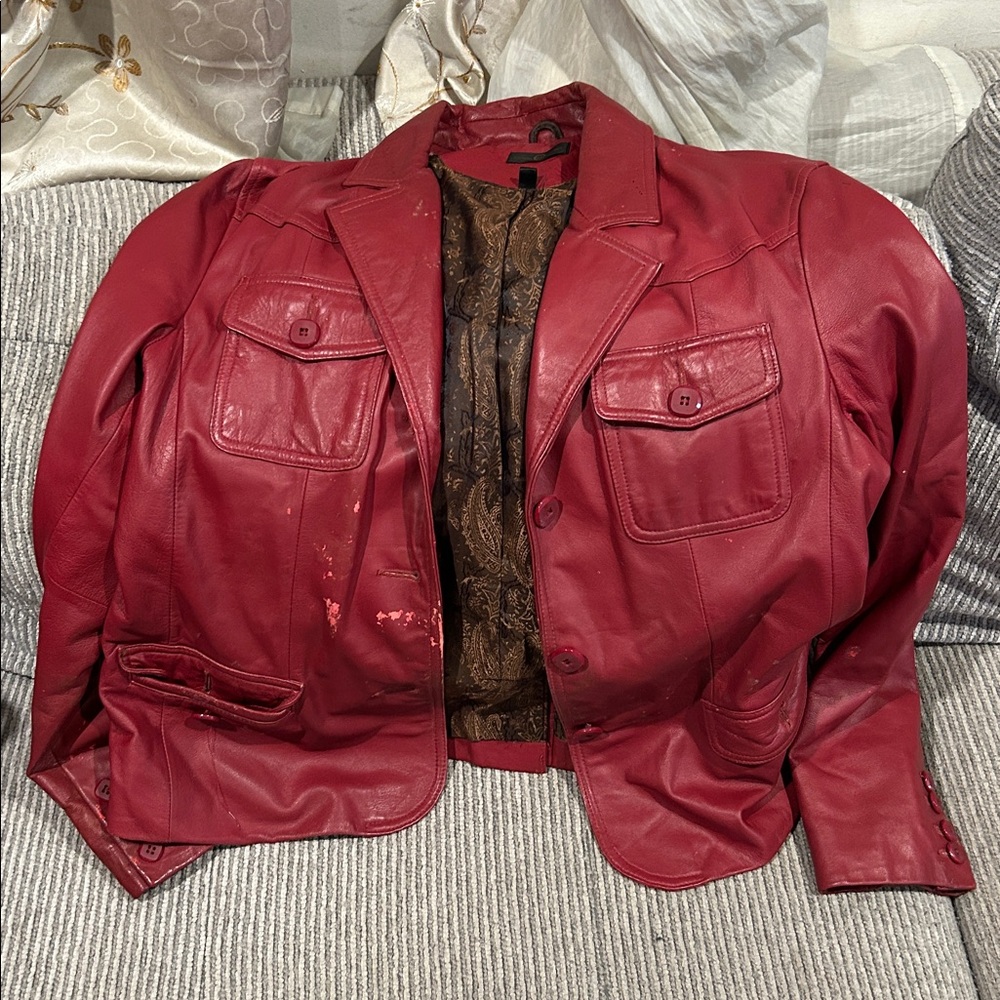 Red Leather Jacket